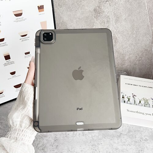 带笔槽纯色气囊ipad平板保护壳