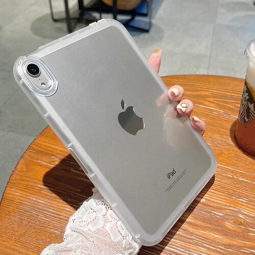 ipad保护壳气囊防摔磨砂透色