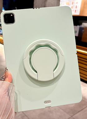 360旋转支架 10.2寸ipad保护壳air5/4平板电脑外壳10.9寸简约纯色全包防摔mini67软壳8代9代ipad11代保护套