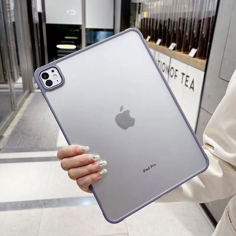 适用苹果第10代10.9保护壳pro11寸平板套2024款air6轻便ipad9代10.2轻薄壳mini7简约迷你6亚克力硬壳9.7磨砂