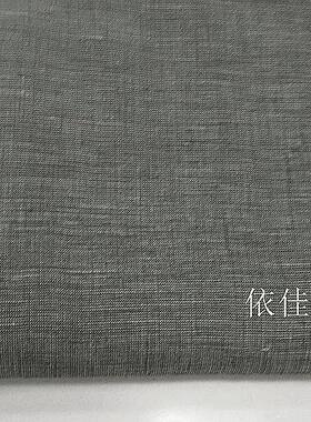 灰色夏季衬衣汉服棉麻布料