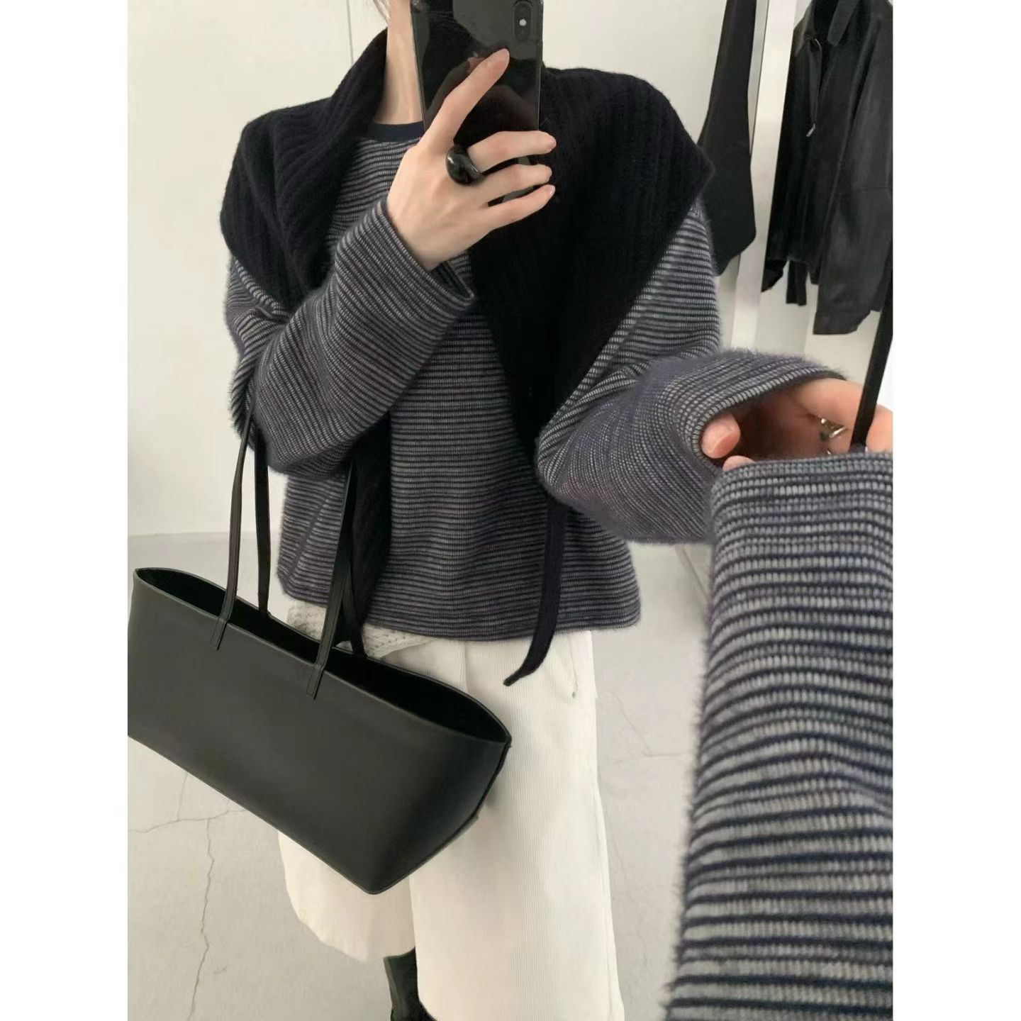 【D.Y大元】独家出品！高端品质！秋冬新实拍休闲卫衣+披肩 套装