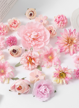 仿真花假花簪花学士帽配件 DIY手工花环材料 发饰服饰 裙撑装饰花