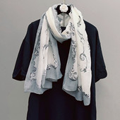 棉麻手感围巾女2025新款 保暖围脖 高级感文艺洋气披肩外搭秋冬薄款
