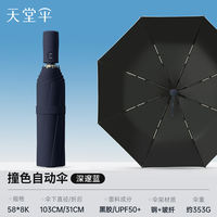 Paradise Umbrella is a fully automatic folding portable black rubber sun protection, UV protection and sun shield umbrella, suitable for both men and women thumbnail 6