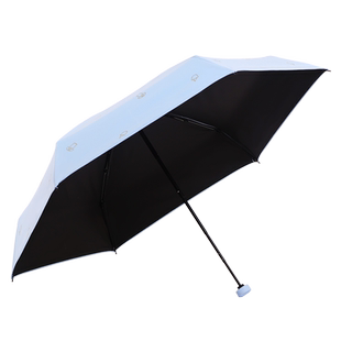 天堂伞雨伞女晴雨两用遮太阳伞防晒防紫外线超轻防晒伞五折口袋伞