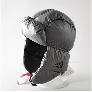 冬季加厚户外骑行防风帽男女同款东北御寒保暖护耳充绒雷锋帽黑色