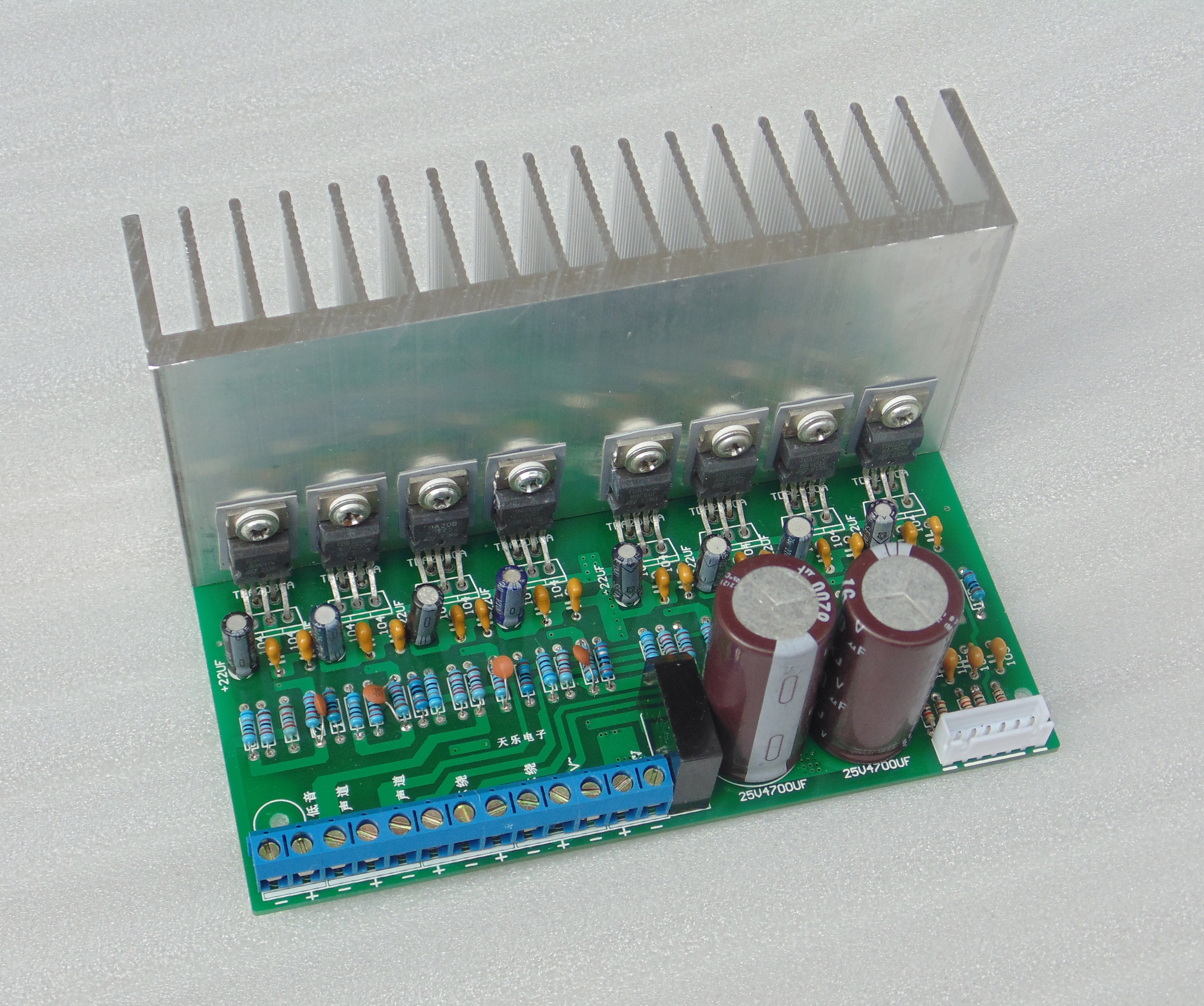 TDA2006五声道BTL大功率功放板纯后级成品板