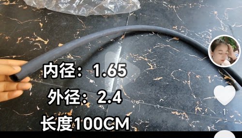 丰田考斯特中巴暖风水管原装进口配件
