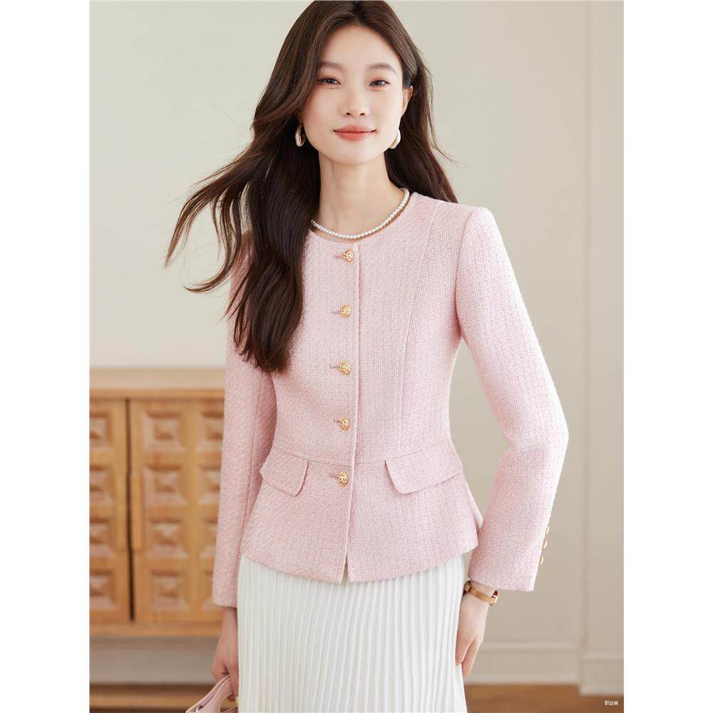 小香风西装外套女春秋天新款高端女神气质休闲百搭女士小西服上衣