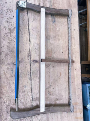 传统木工辛全生纯手工老表条小齿表条锯 落膀子严活断肩用 表条锯