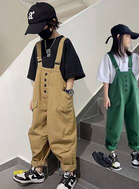女童童装春秋季背带裤