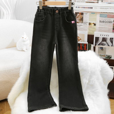 女童秋冬款高品质修身喇叭裤