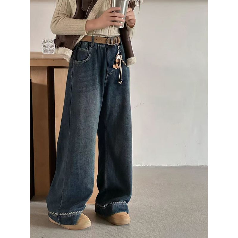 春秋冬季新款女童休闲牛仔裤