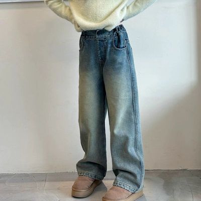 女童童装春秋季牛仔裤