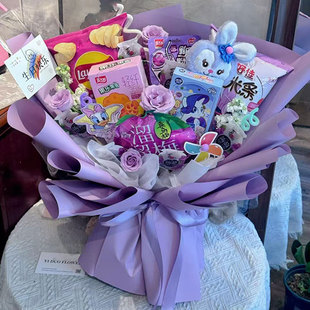 花束半成品手工DIY创意礼品送闺蜜送女友生日礼物三八妇女节花束