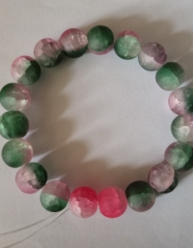 卡卡KA原创设计师系列磨砂手串清新双色拼接好事成双手链儿童批发