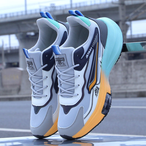 潮流轻防臭网面跑鞋男鞋