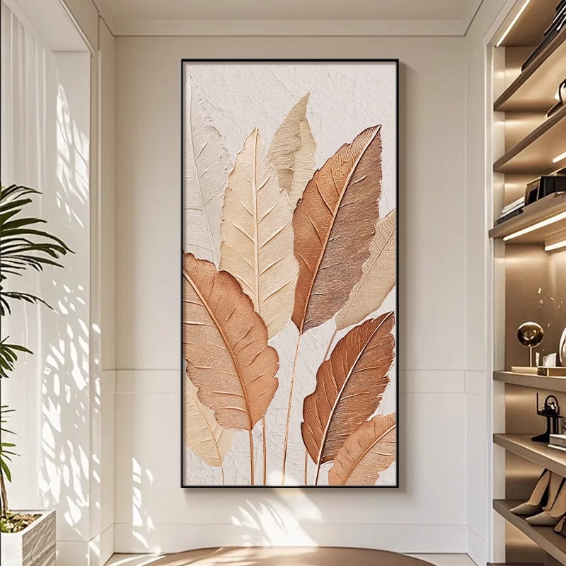 奶油风家大业大高级感玄关装饰画