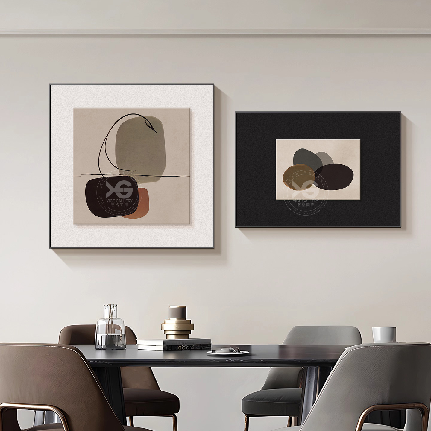 2025新款高级感抽象餐厅装饰画