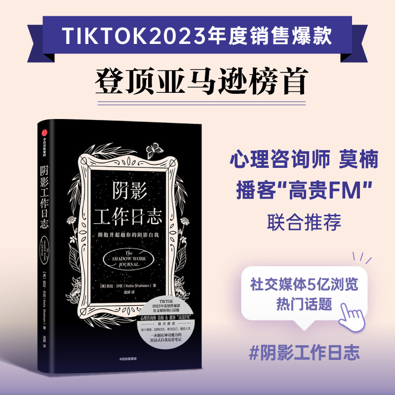 阴影工作日志 凯拉沙欣著 TIKTOK2023年度销售爆款 拥抱并超越你的阴影自我 中信出版社图书 正版
