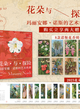 【下单赠精美明信片+2023月历】花朵与探险 一方见地推荐 玛丽安娜诺斯的艺术世界 玛丽安娜诺斯著 中信出版