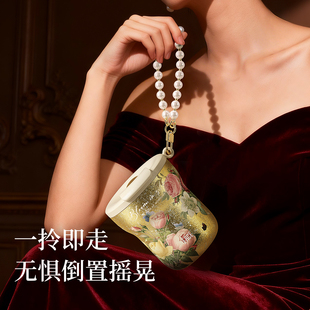 face纯钛咖啡杯外出便携2025新款高颜值小容量钛杯生日礼物保温杯