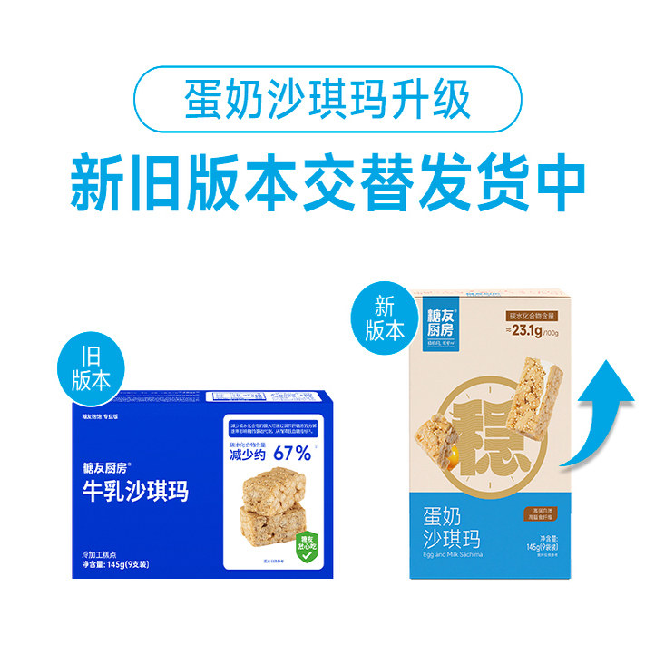 糖友厨房肉松沙琪玛牛乳萨其马控营养代餐孕妇糕点解馋零食饱腹,零食/坚果/特产,沙琪玛,淘宝优惠券,粉丝福利购,淘宝优惠卷