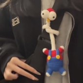 手工编织diy毛线钩针玩偶材料包咕咕鸡挂件钥匙扣送朋友礼物