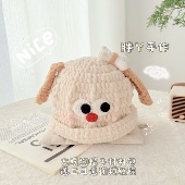 新年冰条毛线手工编织宝宝儿童成人帽子diy钩针材料包送朋友礼物