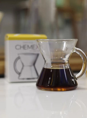 Chemex 1人份咖啡玻璃杯迷你分享壶可爱壶 咖啡分享壶