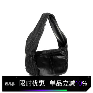 Kami anger 云游包 皮斜挎包男士大容量简约男包休闲单肩包