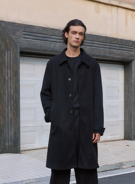 Kami anger灯芯绒长风衣