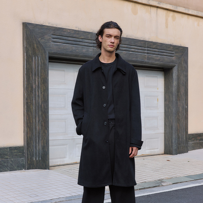 Kami anger灯芯绒长风衣