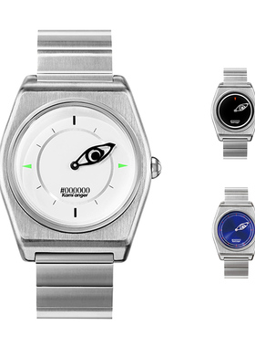 Kami anger 赵牧辰同款眼睛系列时尚石英腕表 潮流指针式情侣手表