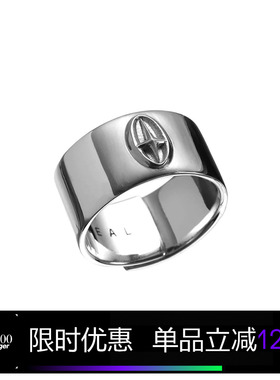 Kamianger X sidereal原创个性小众情侣戒指简约手工光面开口扳指