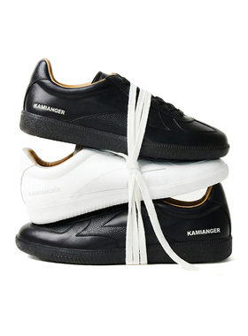 Kami anger原创设计26新款休闲板鞋德训鞋皮鞋复古简约运动鞋男女