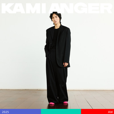 KAMIANGER RGB 新款压褶阔腿休闲裤四褶口袋设计直筒西裤休闲长裤