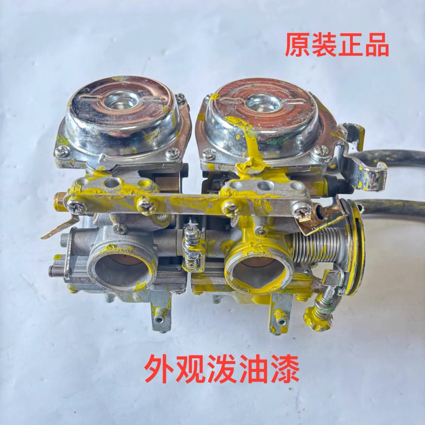 正品钱江QJ250 XV250原装化油器 外观泼油漆了 不影响使用