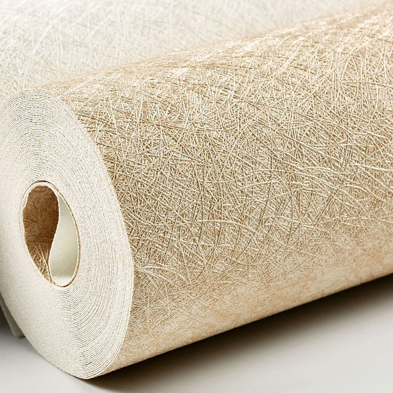 2025新款轻奢蚕丝质感PVC立体米黄白色墙壁纸店铺装修办公室背景,家装主材,PVC墙纸,淘宝优惠券,粉丝福利购,淘宝优惠卷