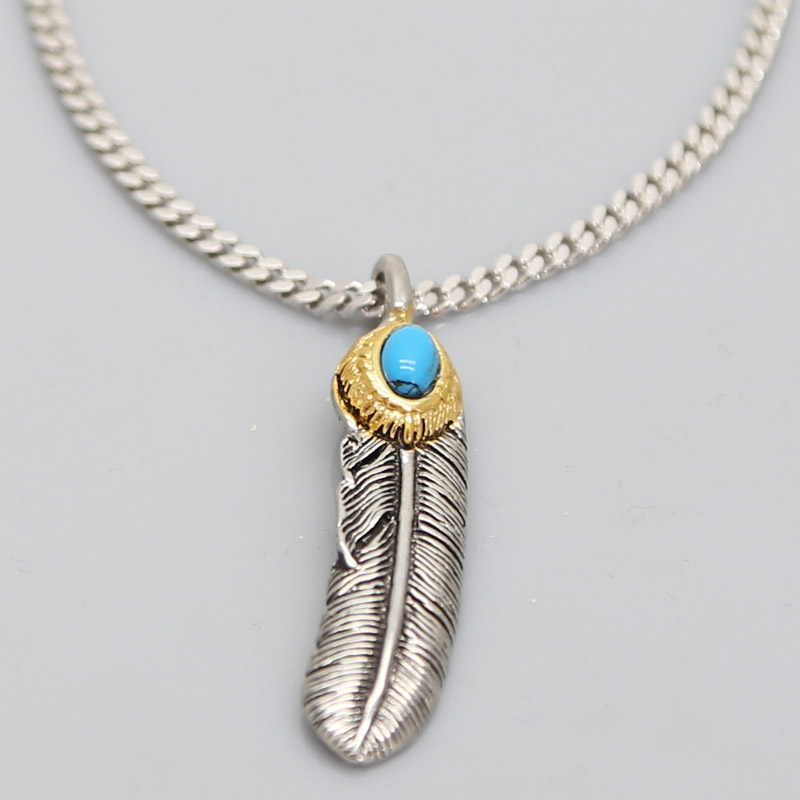 ÏâÂÌËÉʯ¸´¹Å¸ßÇÅÎáÀÉÓðëÎû¹þîѸÖÏîÁ´µõ×¹ feather pendant