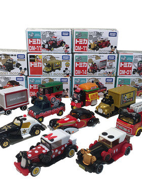 TOMY多美卡迪士尼合金小汽车模型Tomica米奇米妮老爷车DM01玩具车