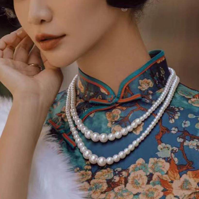 韩茹仿珍珠仿珍珠圆珠女时尚图片
