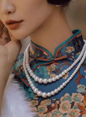 韩茹仿珍珠仿珍珠圆珠女时尚