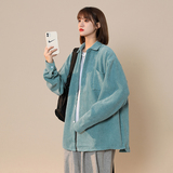 2026年中性春夏季新款灯芯绒免烫开衫衬衫xz1002-1-Y26P48，男装衬衫，星座906（原电商a316-1）