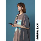 2026夏季新款原创宽松字母印花T恤xz1002-1-Y32P25控38，男装T恤，星座906（原电商a316-1）