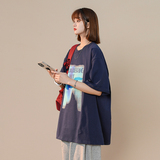 2022中性夏季新款原创字母印花短袖xz1002-1-Y32P25控38，男装T恤，星座906（原电商a316-1）