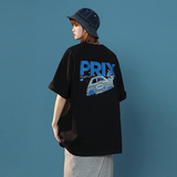 2026新款中性原创印花纯棉半袖宽松体恤xz1002-1-Y29P30限45，男装T恤，星座906（原电商a316-1）