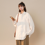 2026年中性春夏季新款宽松灯芯绒免烫休闲衬衫xz1002-1-Y26P48，男装衬衫，星座906（原电商a316-1）