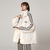 中性款!新款美式织带加厚加绒保暖羊羔绒xz1002-1-Y68P118控158，男装棉衣，星座906（原电商a316-1）